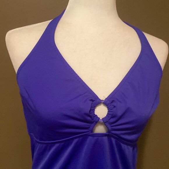 Venus Tankini Swim Top Size 16 Halter Plus Size Swim - Picture 3 of 11